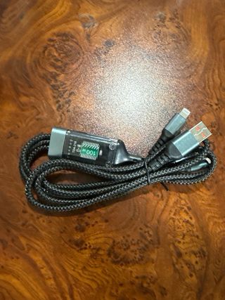 Caricabatterie rapido 120W con 4 porte USB e cavo incluso