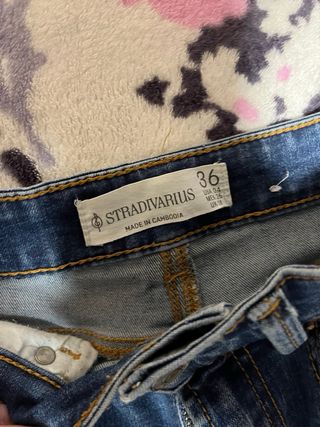 Jeans Stradivarius Flare Azul Talla X