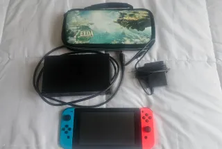 Nintendo Switch + Zelda Case