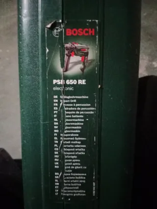 Taladro Bosch PSB 650 RE con maletín
