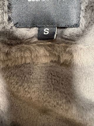 Chaqueta aviador de ante gris talla S