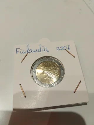 Moneda 2 euros Finlandia 2007