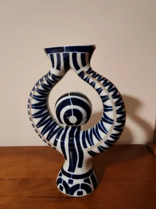 Figura Sargadelos Azul y Blanco