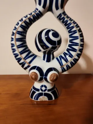 Figura Sargadelos Azul y Blanco