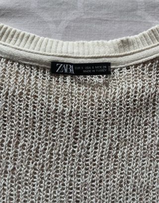 Conjunto Zara Rústico Beige