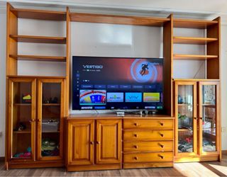 Mueble de salón modular madera