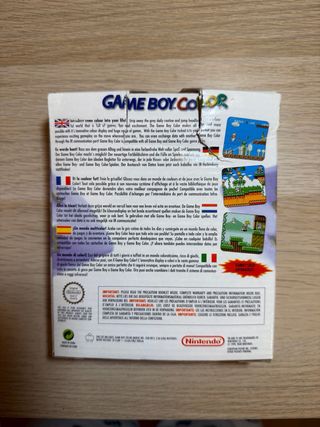 Consola Game Boy Color Con Caja y Papeles. MINT.