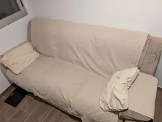 Sofá 3 plazas beige