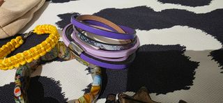 LOTE 19 PULSERAS VARIOS ESTILOS y CALIDADES