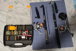 Kit Pesca Completo con Caja y Accesorios