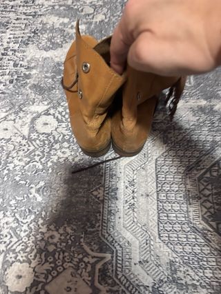 Botines marrones con hebillas