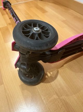 Monopatín Micro 3 ruedas rosa poco uso