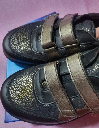 Scarpe ExtroStyle N.38 Nero/Bronzo