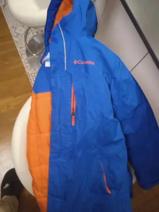 Chaqueta Decathlon Azul Naranja