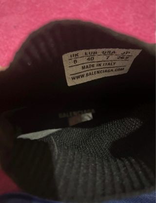 Zapatillas Balenciaga Speed Trainer Negras Blancas