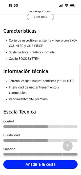 Botas de fútbol Joma propulsionCup 2528 FG Orange