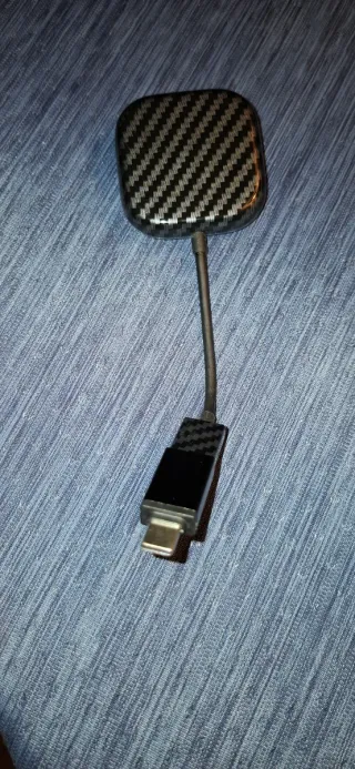 Adaptador CarPlay Negro Fibra Carbono