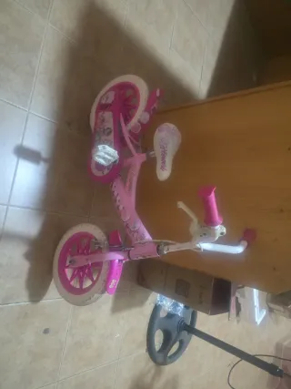 Bicicleta infantil rosa
