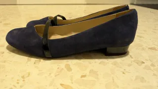 Zapatos planos azules