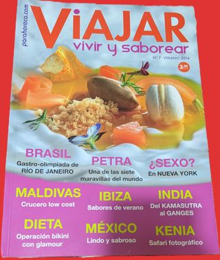 7 revistas de viajar, cultura ,etc