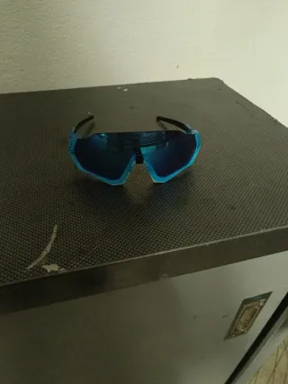 Occhiali Oakley Flight Jacket Blu