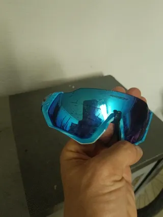 Occhiali Oakley Flight Jacket Blu