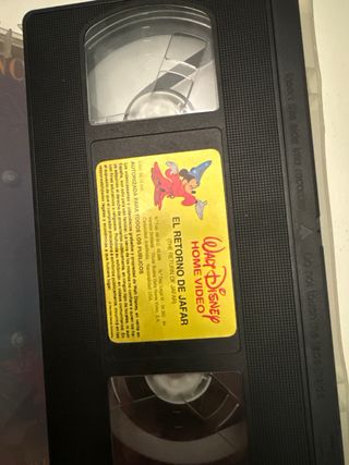 El Retorno de Jafar VHS Disney Español