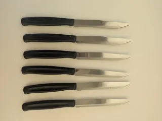 Set 6 Coltelli da Tavola Neri