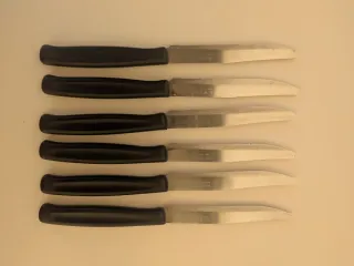 Set 6 Coltelli da Tavola Neri