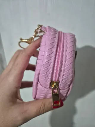 Monedero llavero unicornio rosa