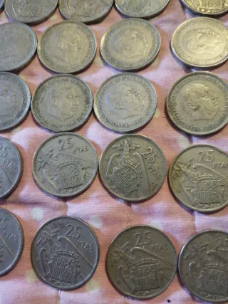 25 Pesetas Monedas