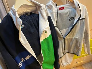 Conjunto Chándal Nike Tech y Lacoste
