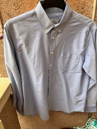 Camisa azul talla 3XL