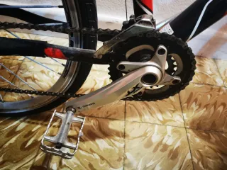 Bicicleta Orbea Roja y Negra