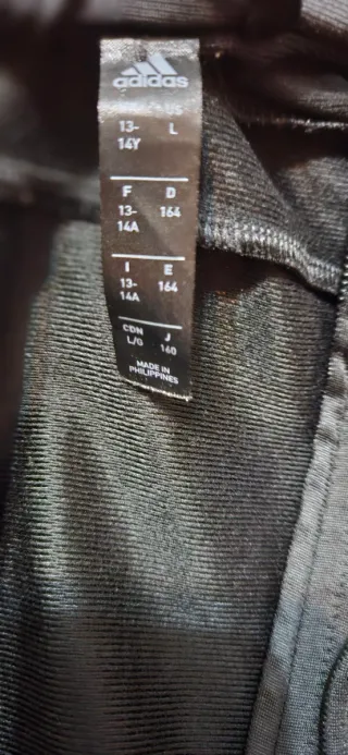 Chaqueta Real Madrid Adidas Niño 13-14 años Negra