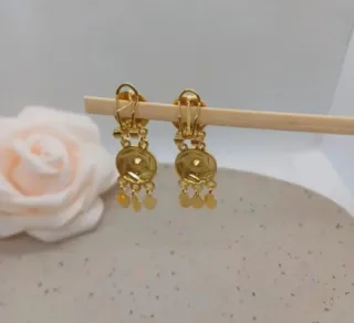 Pendientes Vintage Oro 18k Esmeraldas