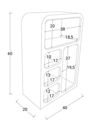 3 Mobili Modulari Bianchi