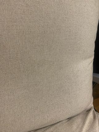 Sofá Cama Beige Tela y Metal