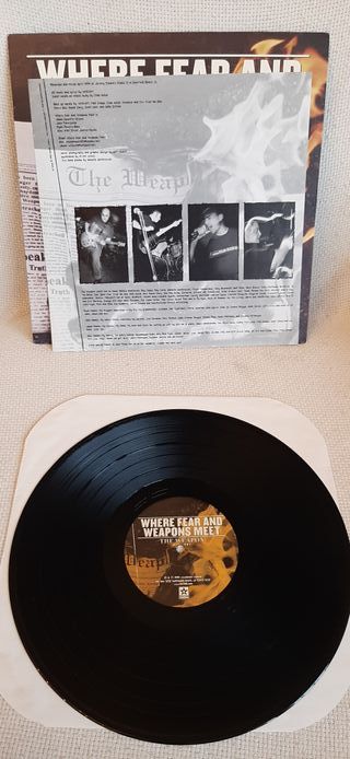 WHERE FEAR AND WEAPONS MEET "The Weapon" LP