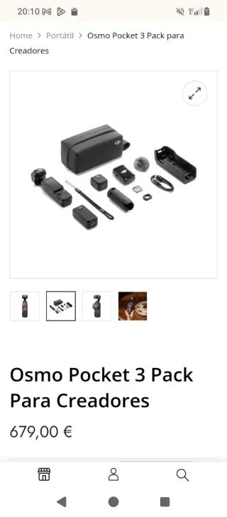 DJI Osmo Pocket 3 Creator Combo