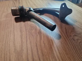 Antiguo Soporte gramófono Pathe de trompeta