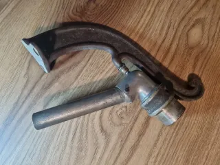 Antiguo Soporte gramófono Pathe de trompeta