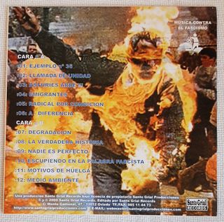 ESCUELA DE ODIO "Cuando los mudos ..." LP