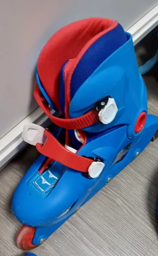 Patines en línea para niños y bolsa