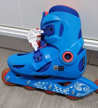 Patines en línea para niños y bolsa