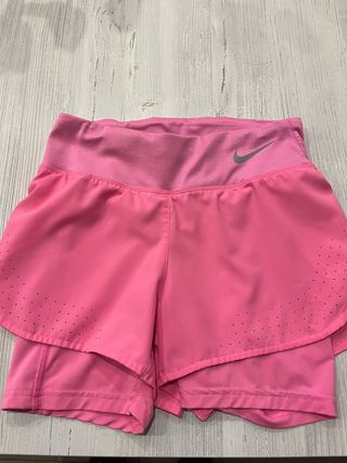 Pantalones Cortos Running Nike Mujer Rosa