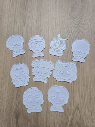 Pack Figuras Kpop demont Hunter para colorear