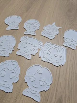 Pack Figuras Kpop demont Hunter para colorear