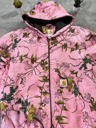Chaqueta Carhartt Rework Camuflaje Rosa Vintage