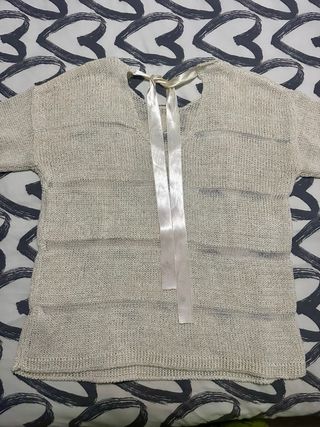 Pack 2 jerséis blanco roto y gris